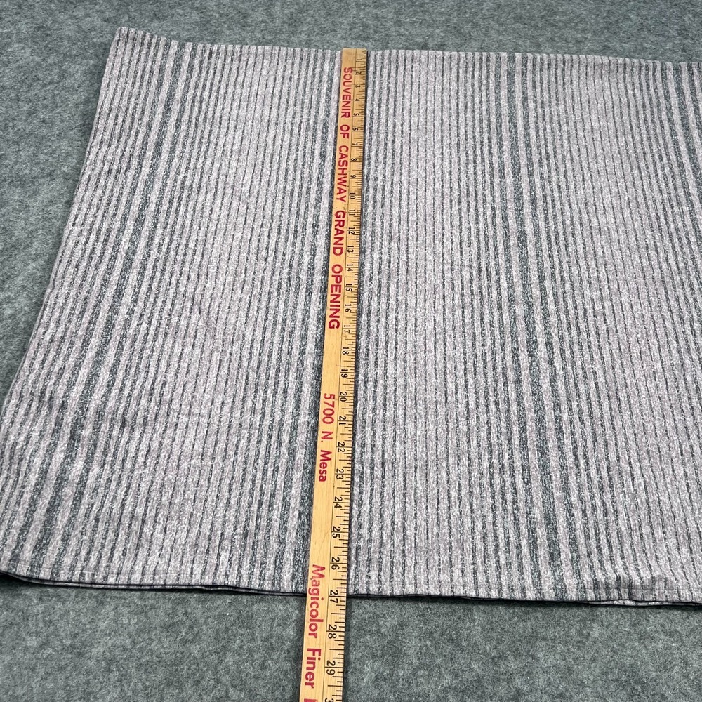 Lululemon Athletica Mini Akido Stripe Heathered Chrome Titanium Vinyasa Scarf‎ - Picture 3 of 6